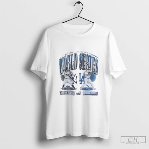 NY Yankees vs LA Dodgers 2024 MLB World Series Aaron Judge vs. Shohei Ohtani shirt