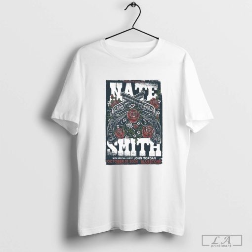 Nate Smith Through The Smoke Tour 2024 Columbus, OH T-Shirt