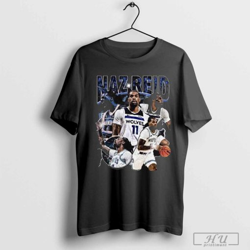 Naz Reid Minnesota Timberwolves NBA Graphic t-shirt