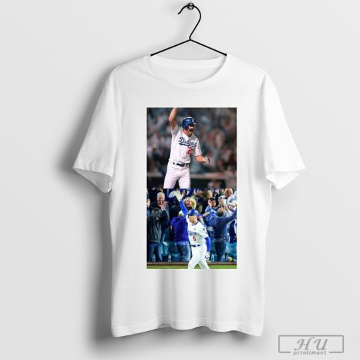 Never pitch to an injured Dodger in a world series Kirk Gibson And Freddie Freeman t-shirt