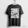 New Orleans Saints Hall Of Fame Drew Brees NFL Offensive 2X Player Of The Year Poster t-shirt