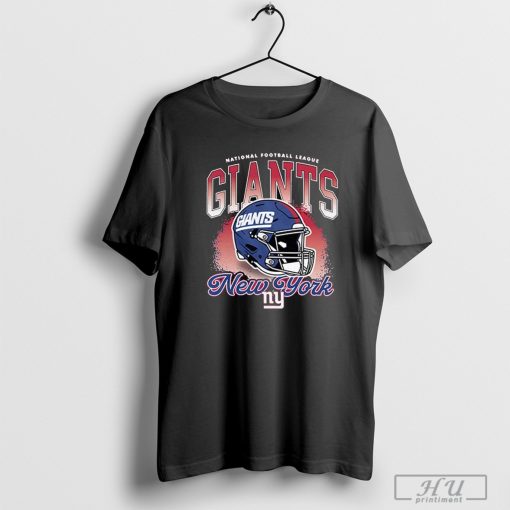 New York Giants Gradient Helmet T-shirt