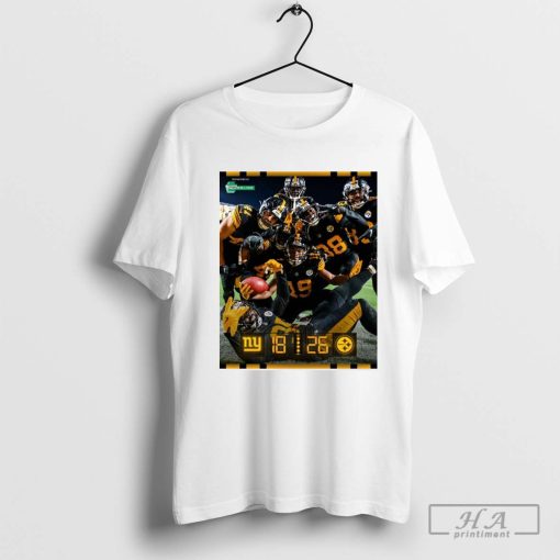 New York Giants at Pittsburgh Steelers Giant DUB HereWeGo T-shirt