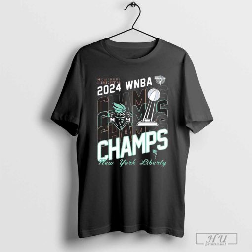 New York Liberty 2024 WNBA Finals Champions Blackwash Shirt