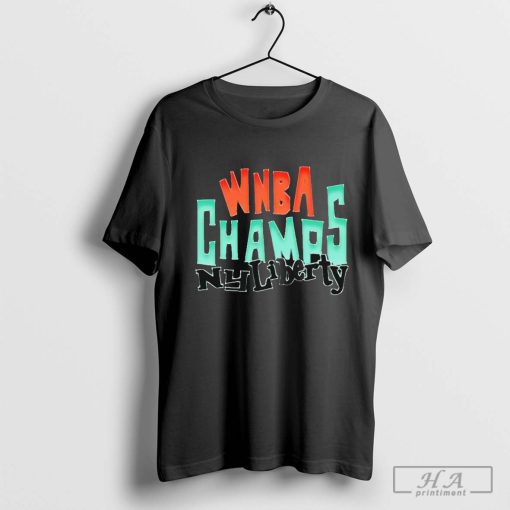 New York Liberty 2024 WNBA Finals Champs Playa Society T-shirt