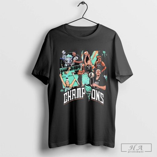 New York Liberty WNBA Finals 2024 Champions Crossroads T-shirt