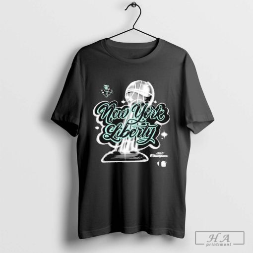 New York Liberty WNBA Finals Champs 2024 Airbrush T-shirt