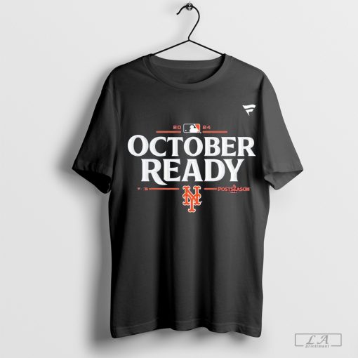 New York Mets 2024 MLB Postseason Locker Room T-Shirt