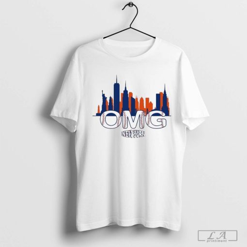 New York Mets Baseball OMG Mets Queens 2024 Shirt