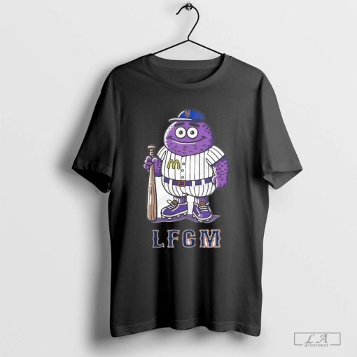 New York Mets Grimace Mascot Beautiful Monster 2024 Shirt