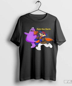 New York Mets Grimace Monster rob the bank shirt