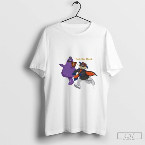 New York Mets Grimace Rob the Bank shirt