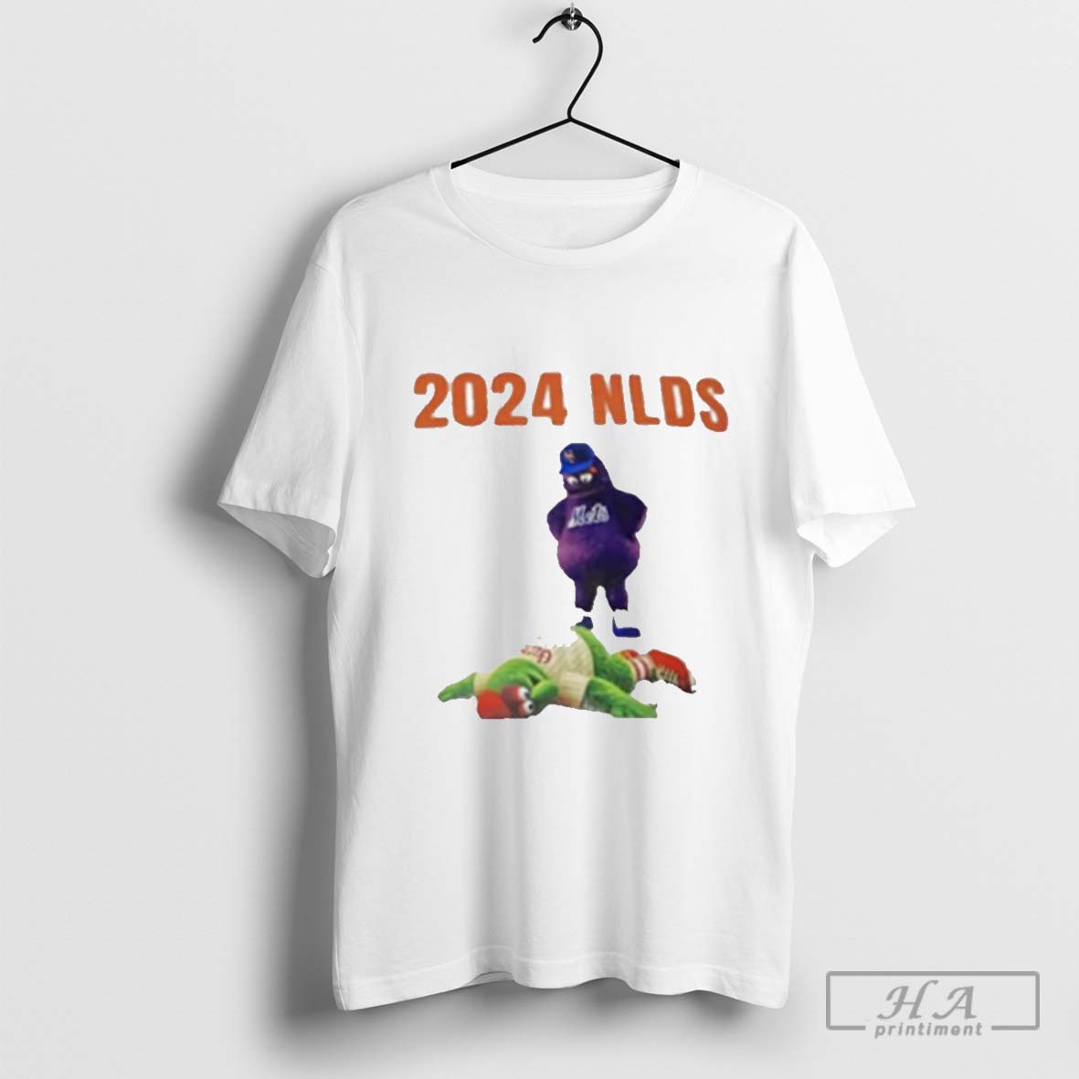 New York Mets Grimace Knock Out Phanatic Philadelphia Philly 2024 Nlcs T Shirt