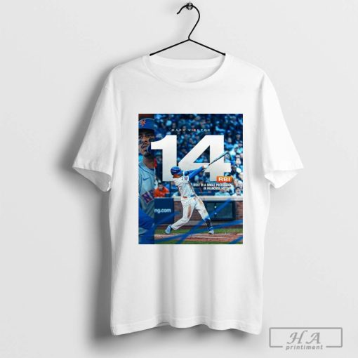 New York Mets Mark Vientos 14 RBI Most In A Single Postseason In Franchise History T-shirt