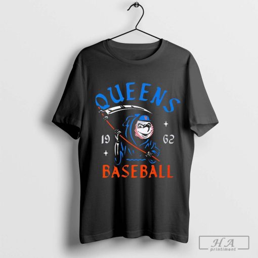 New York Mets Mr. Met Reaper Queens Baseball 1962 T-shirt