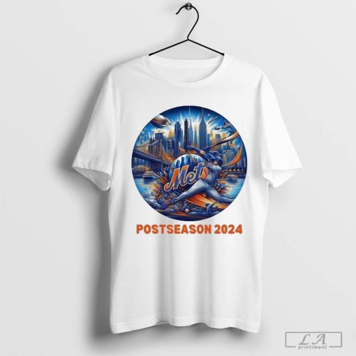 New York Mets October Baseball Playoff Postseason 2024 Shirt