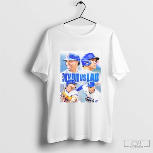 New York Mets Vs Los Angeles Dodgers Will Face Off In The Nlcs T-shirt