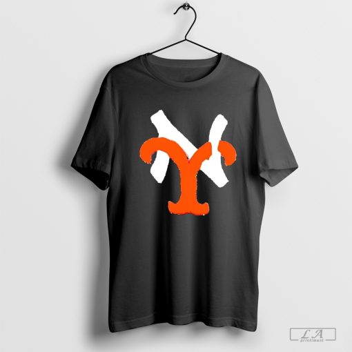 New York Mets white orange logo shirt