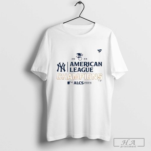 New York Yankees MLB Baseball 2024 ALCS American League Champions Locker Room T-shirt