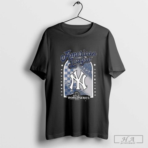 New York Yankees MLB Baseball 2024 American League Champions World Series T-shirt