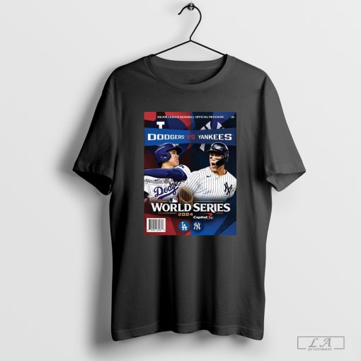 New York Yankees Vs Los Angeles Dodgers MLB Dueling 2024 World Series Id '47 Franklin shirt