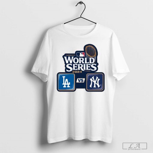 New York Yankees Vs. Los Angeles Dodgers MLB Dueling 2024 World Series Id ’47 Franklin T-shirt