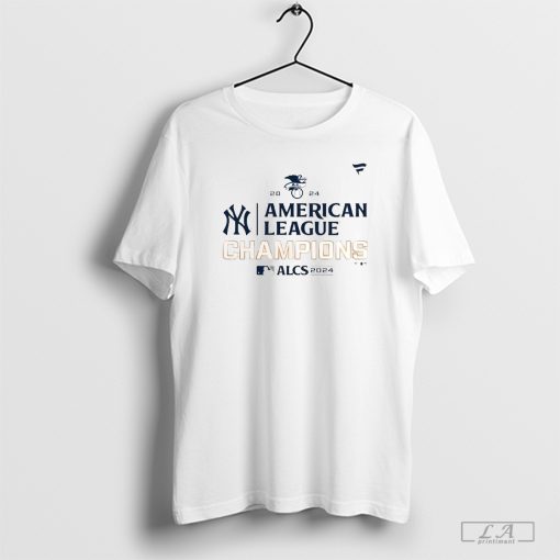 New York Yankees WS 2024 American League Champions Locker Room T-Shirt