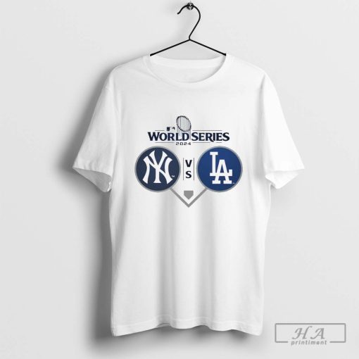 New York Yankees vs. Los Angeles Dodgers 2024 World Series Dueling Photo Shirt