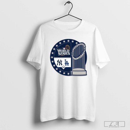 New York Yankees vs. Los Angeles Dodgers 2024 World Series Dueling Photo Shirt