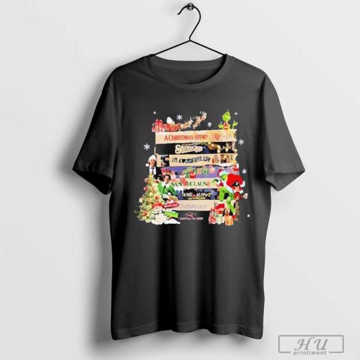 Nice Retro Christmas Movies 2024 T-shirt