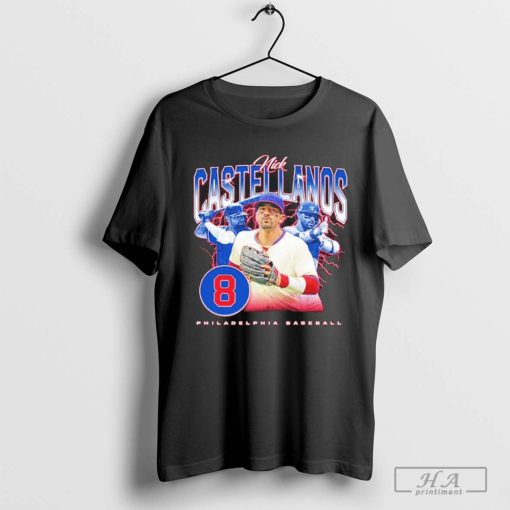 Nick Castellanos Philadelphia Phillies Baseball 90s Retro Shirt