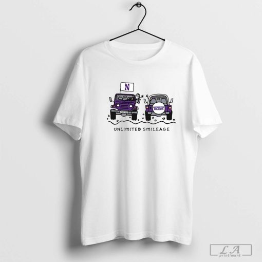 Northwestern Wildcats Life is Good Unlimited Smileage Shirt