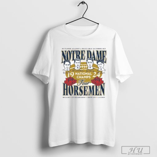 Notre Dame 1924 Four Horsemen Championship T-shirt