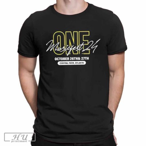 ONE Musicfest October 26th and 27th, 2024 Central Park Atlanta Shirt