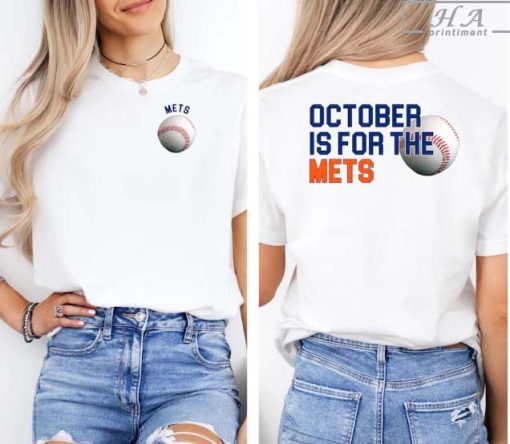 October is for the Mets – New York Baseball Shirt