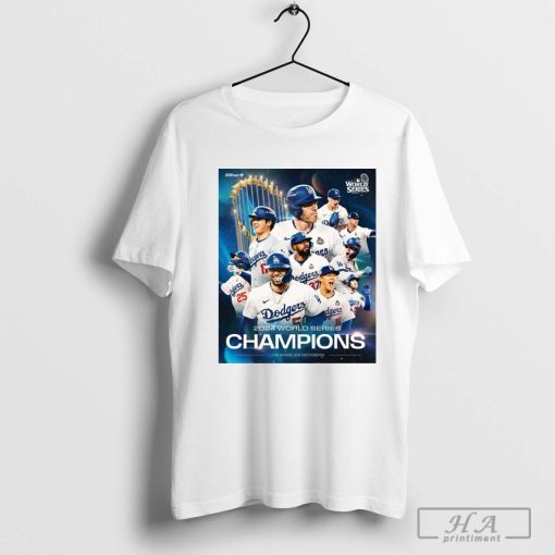 Official 2024 World Series Champions Los Angeles Dodgers Team Spectrum Sportsnet T-shirt