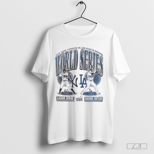 Official Aaron Judge New York Yankees White 2024 World Series Match Up Shirt