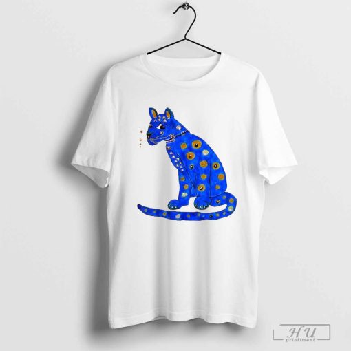 Bba ugly blue cat T-shirt