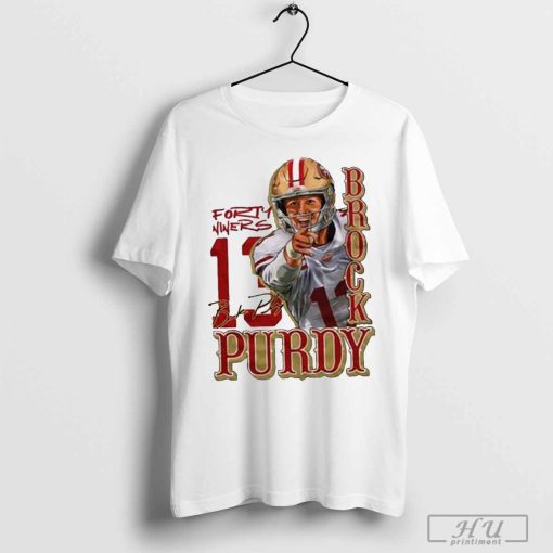 Official Brock Purdy 13 San Francisco 49ers NFL 2024 Graphic Signature t-shirt