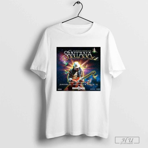 Carlos Santana Extends Las Vegas Residency Into 2025 Shirt