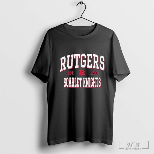 Official Champion Black Rutgers Scarlet Knights Est Date Jersey T-Shirt