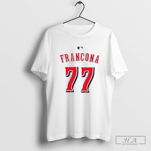 Official Cincinnati Reds Manager MLB Terry Francona #77 T-shirt