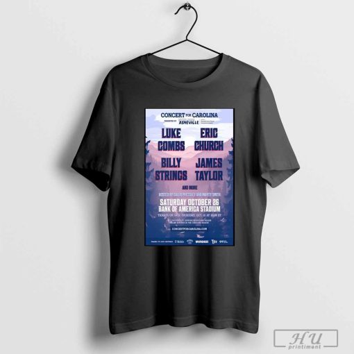 Official Concert For Carolina Bank Of America Stadium Oct 26 2024 Tour Poster Shirt