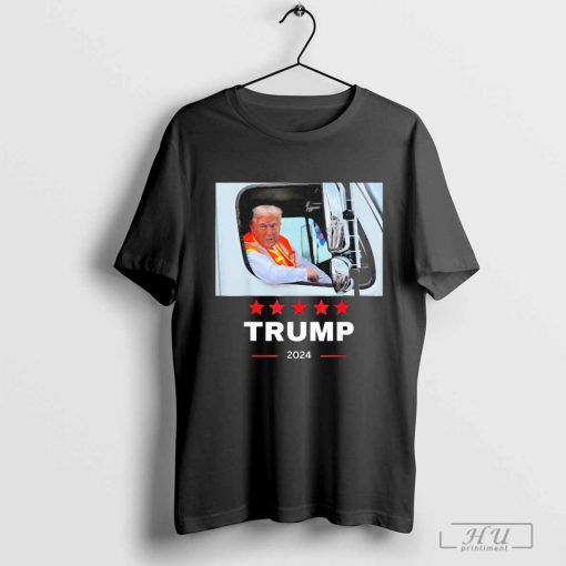 Donald Trump Rides In Garbage-truck Truck T-shirt