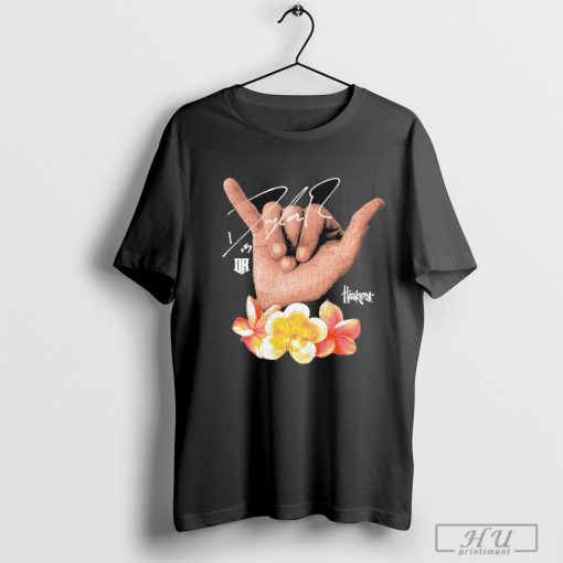 Official Dylan Raiola Nebraska Huskers Shaka Hand Shirt