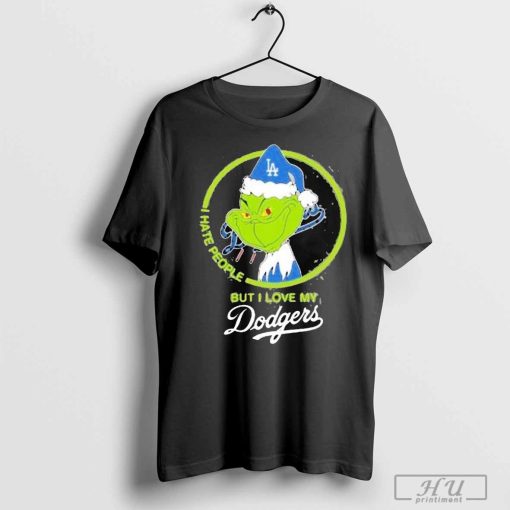 Grinch I Hate People But I Love Los Angeles Dodgers T-Shirt