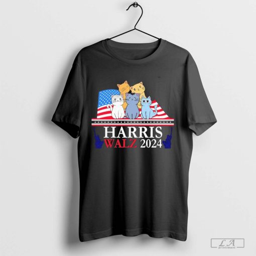 Official Harris Walz 2024 Childless Cat Ladies T-Shirt