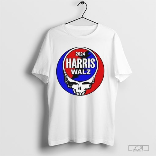 Official Harris Walz Steal Your Face Grateful Dead 2024 T-Shirt