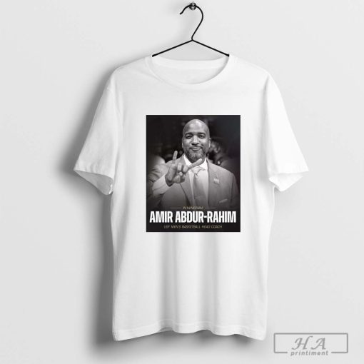 Official In Memoriam Amir Abdur-Rahim USF Men’s Basketball Head Coach 1981-2024 T-shirt