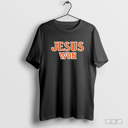 Official Jesus Won X New York Mets 2024 Shirt